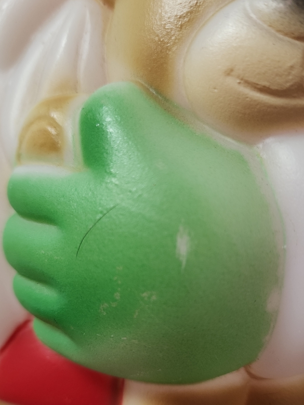 Vintage Santa Claus,Teddy Bear General Foam 18" Christmas Tabletop Blow Mold - Picture 4 of 16